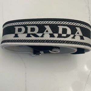 Prada Black and White handbag strap